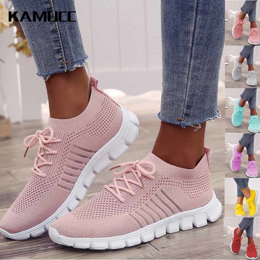 Tênis Feminino Knit Confortável